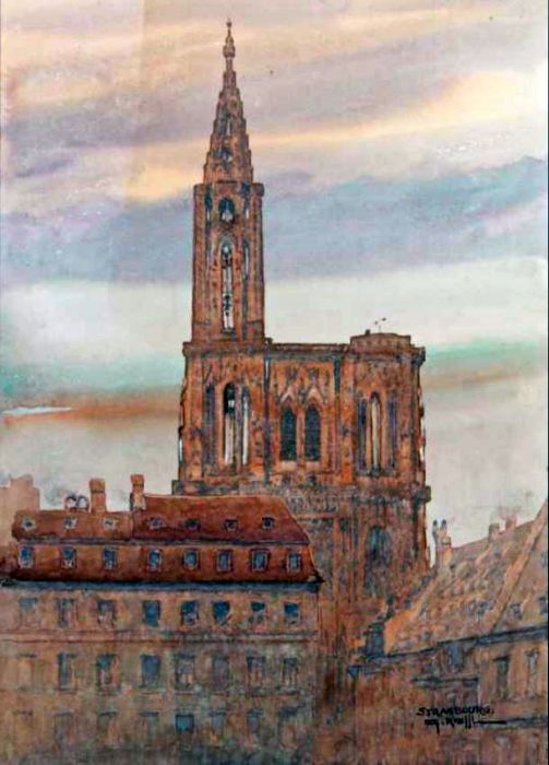 Humeur hivernale &agrave; Strasbourg par Lucien Charles