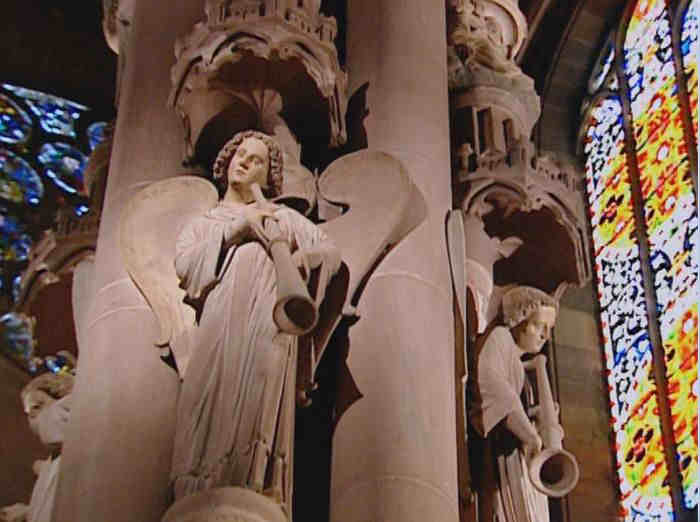Pilier des anges cath&eacute;drale de Strasbourg