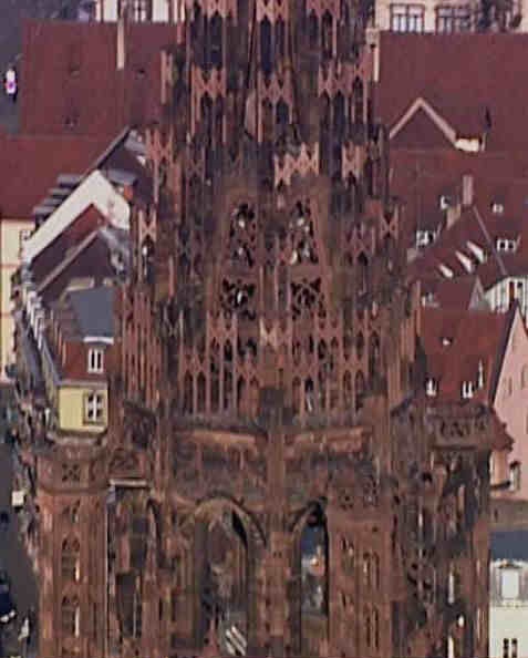 Dentelle de pierre de la cath&eacute;drale cath&eacute;drale de Strasbourg