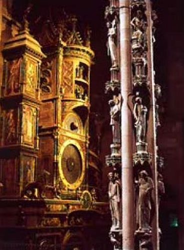 Astronomical clock Strasbourg cathedral