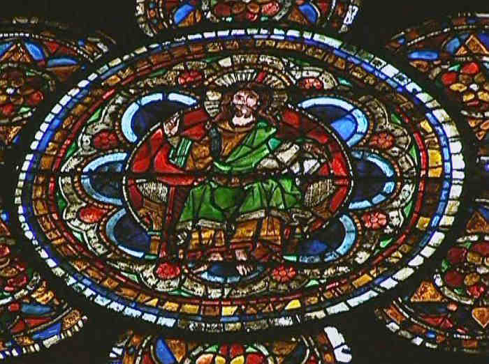 Stained glass Strasbourg cathedral