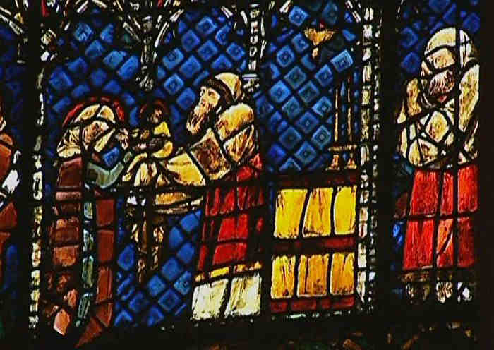 Vitrail cath&eacute;drale de Strasbourg