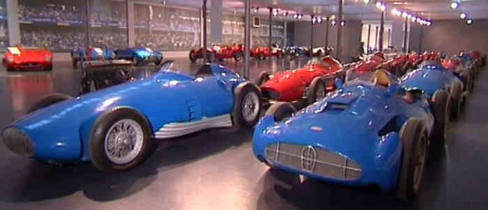 Voitures de course ann&eacute;es 1950