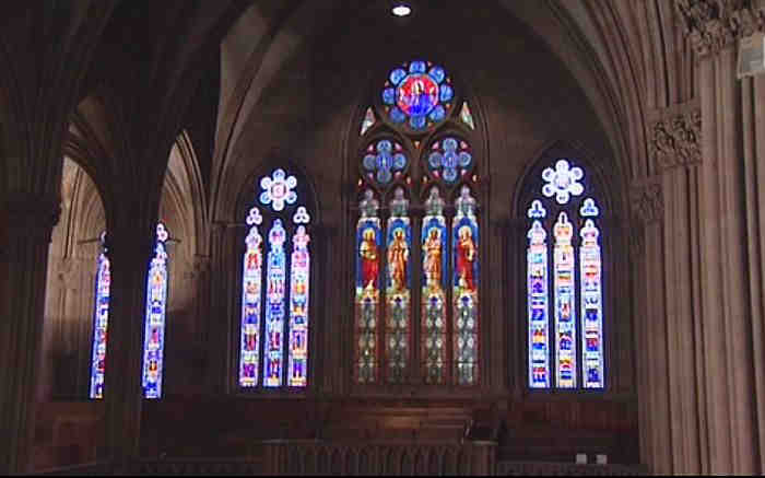 Glasmalerei Tempel Saint Etienne Mulhouse