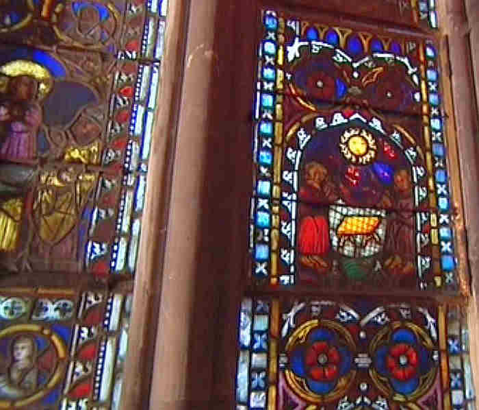 Glasmalerei Tempel Saint Etienne Mulhouse