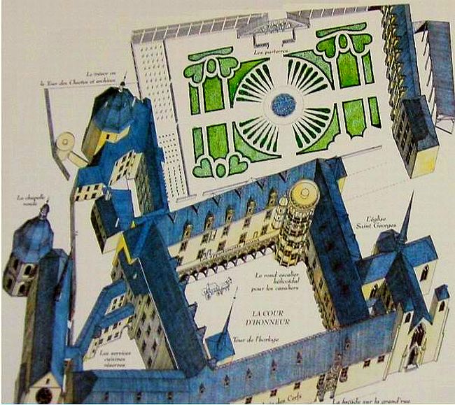 Plan palais ducal &agrave; Nancy