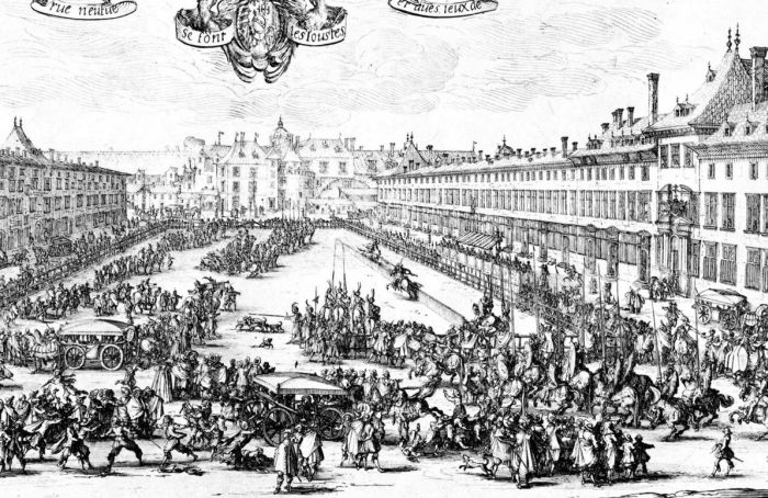 Place de la Carri&egrave;re &agrave; Nancy d&eacute;but 17e