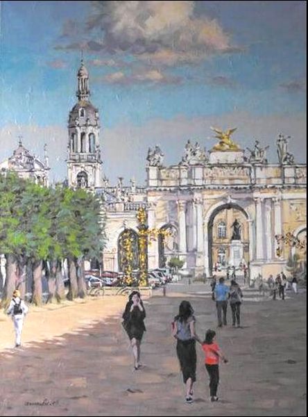 Place Carri&egrave;re et porte H&eacute;r&eacute; &agrave; Nancy par Christian Arnould