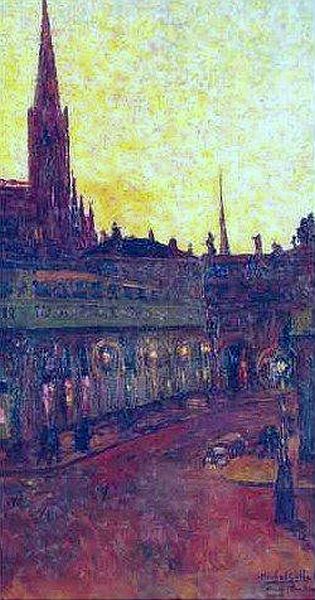 Rue H&eacute;r&eacute; &agrave; Nancy par Michel Auguste Colle