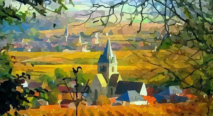 villages vignoble de Champegne par Dan Kopel