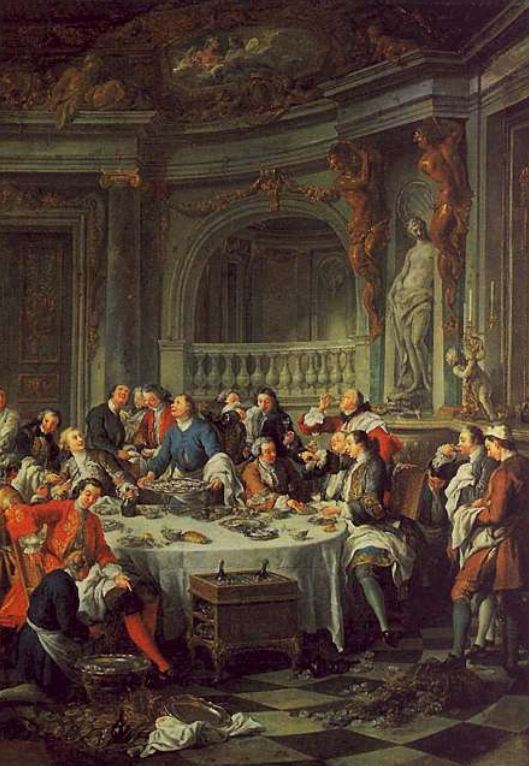 Le d&eacute;jeuner d'huitres par Jean Fran&ccedil;ois de Troy