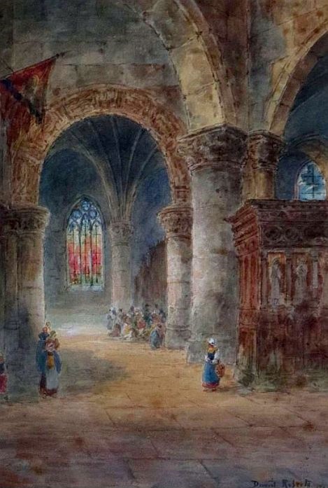 Reims cathedral interior 